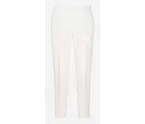 Pantalone In Lino - Uomo Pantaloni E Shorts Bianco Lino