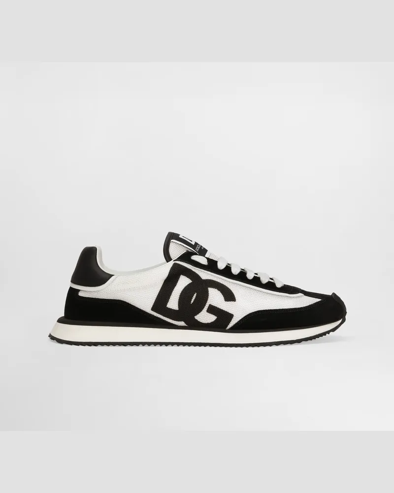 Dolce & Gabbana Sneaker Dg Cushion In Mix Materiali - Uomo Sneaker Multicolore Multicolore
