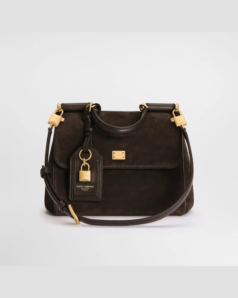 Dolce & Gabbana Borsa A Mano My Sicily Piccola In Crosta - Donna Borse A Mano Multicolore Multicolore