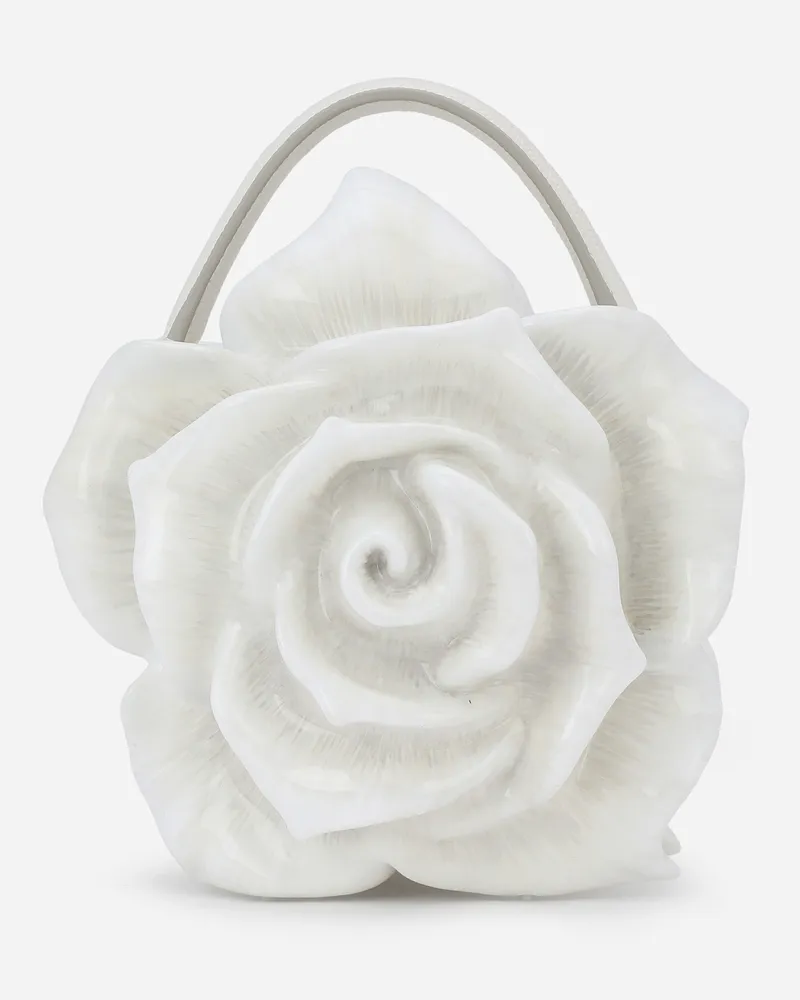 Dolce & Gabbana Borsa Dolce Box Rosa In Resina - Donna Borse A Mano Bianco Bianco