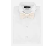Dolce & Gabbana Silk Bow Tie - Uomo Cravatte E Pochette Bianco Tessuto Bianco