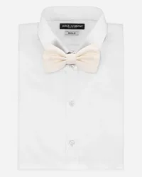 Dolce & Gabbana Silk Bow Tie - Uomo Cravatte E Pochette Bianco Tessuto Bianco