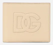 Portafoglio Bifold Dg Logo - Uomo Portafogli E Piccola Pelletteria Beige