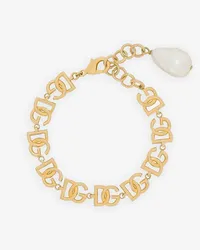 Dolce & Gabbana Bracciale Multi Logo Dg - Donna Bijoux Oro Metallo Oro