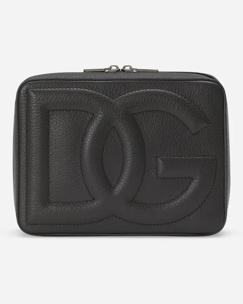 Dolce & Gabbana Dg Logo Bag Camera Bag Media - Uomo Borse A Tracolla Grigio Grigio
