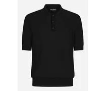 Dolce & Gabbana Cotton Polo-shirt - Uomo Maglieria Nero Cotone Nero