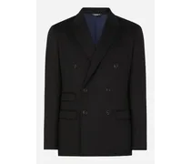 Deconstructed Double-breasted Cashmere Jacket - Uomo Abiti E Giacche Blu