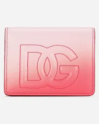 Dolce & Gabbana Portafoglio Continental Dg Logo - Donna Portafogli E Piccola Pelletteria Rosa Rosa