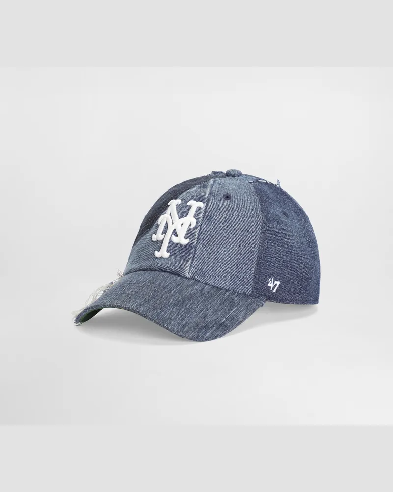 Dolce & Gabbana X ’47 New York Mets Cappello Baseball In Denim Patchwork - Uomo Cappelli E Guanti Multicolore Variante
