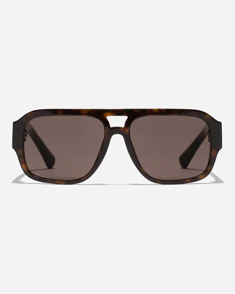 Dolce & Gabbana Occhiali Da Sole Dna - Essentials - Uomo Novità Avana Acetato Generic