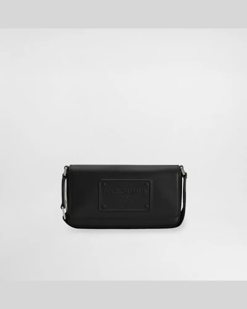 Dolce & Gabbana Mini Bag In Pelle Di Vitello - Uomo Borse A Tracolla Nero Pelle Nero