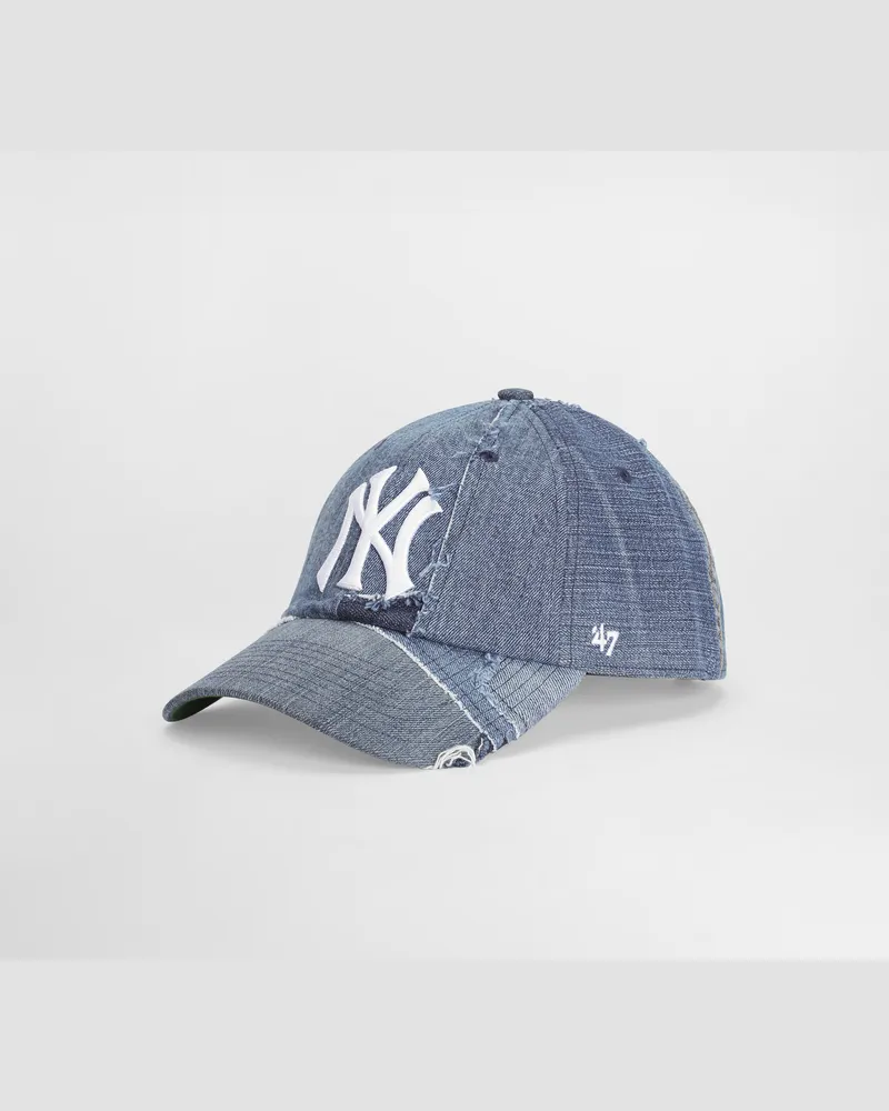 Dolce & Gabbana X ’47 New York Yankees Cappello Baseball In Denim Patchwork - Uomo Cappelli E Guanti Multicolore Variante
