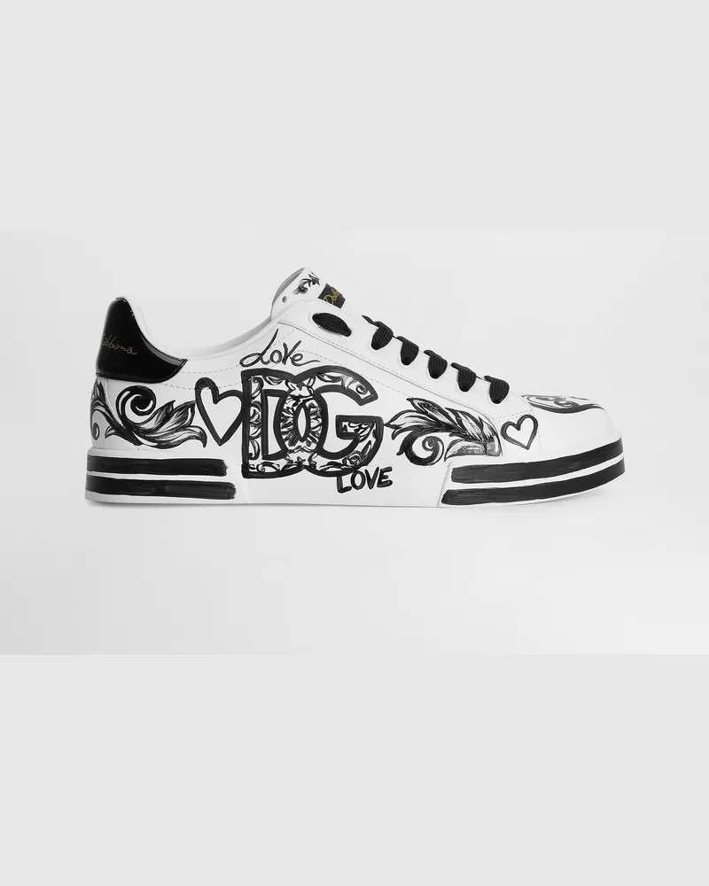 Dolce & Gabbana Sneaker Portofino Light Limited Edition - Donna Sneaker Nero Bianco