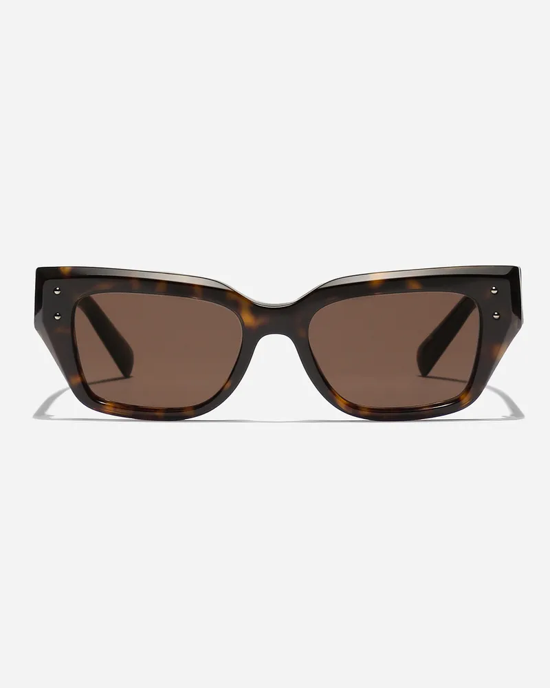 Dolce & Gabbana Occhiali Da Sole Dg Sharped - Donna Occhiali Da Sole Marrone Acetato Generic