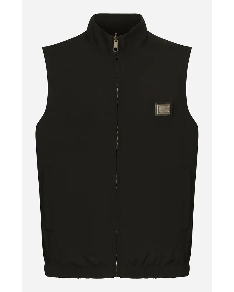 Dolce & Gabbana Gilet Reversibile - Uomo Cappotti E Giubbotti Nero Nero