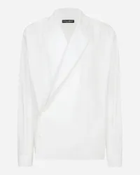 Dolce & Gabbana Camicia Over In Cotone - Uomo Camicie Bianco Cotone Bianco