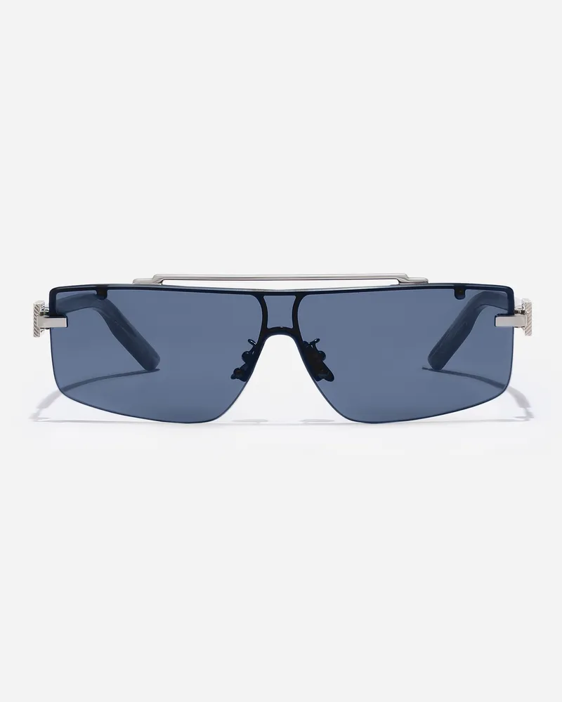 Dolce & Gabbana Occhiali Da Sole Cargo - Uomo Novità Grigio Lucido - Avana Blu Generic