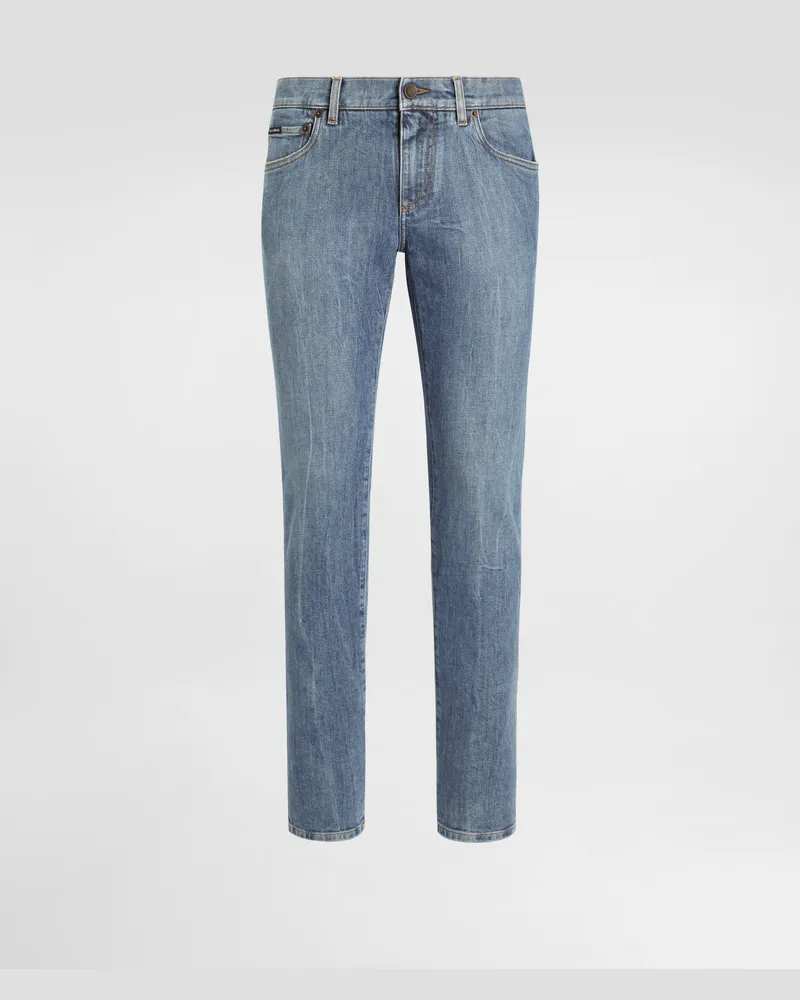 Dolce & Gabbana Pantalone - Uomo Denim Multicolore Variante