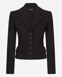 Dolce & Gabbana Short Single-breasted Dolce Jacket - Donna Giacche E Blazer Nero Nero