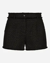 Dolce & Gabbana Shorts In Tweed Rachel - Donna Pantaloni E Shorts Nero Nero