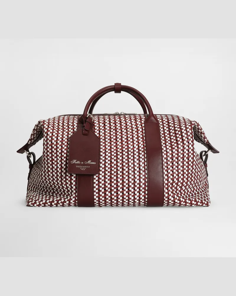 Dolce & Gabbana Borsa Da Viaggio In Pelle - Uomo Borse Da Viaggio Bianco Bianco