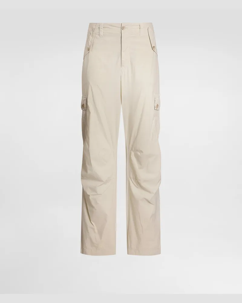 Dolce & Gabbana Pantaloni In Popeline - Uomo Pantaloni E Shorts Beige Beige