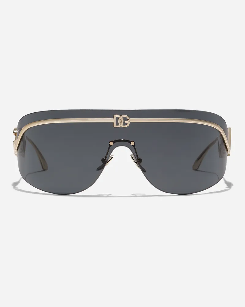 Dolce & Gabbana Occhiali Da Sole Statement - Donna Novità Nero Ed Oro Generic