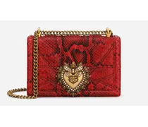 Medium Devotion Shoulder Bag - Donna Borse A Spalla E Tracolla Rosso Pelli Pregiate