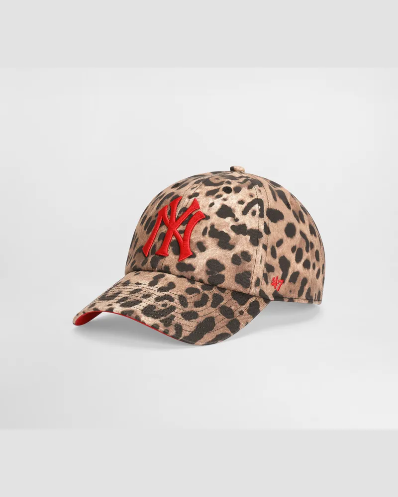 Dolce & Gabbana X ’47 New York Yankees Cappello Baseball Stampa Leo - Uomo Cappelli E Guanti Stampa Animalier Leo