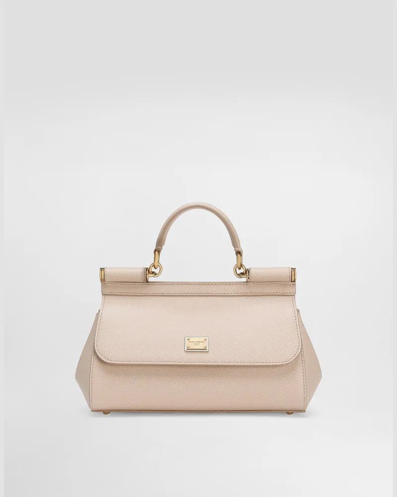 Dolce & Gabbana Borsa A Mano Sicily Media - Donna Borse A Mano Rosa Rosa