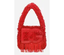 Dolce & Gabbana Borsa A Mano Dg Logo Bag - Donna Borse A Spalla E Tracolla Multicolore Viscosa Rosso