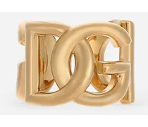 Anello Aperto Con Logo Dg - Uomo Bijoux Oro Metallo