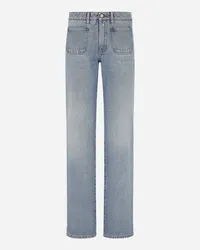 Dolce & Gabbana Jeans Work In Denim Di Cotone - Donna Denim Multicolore Variante