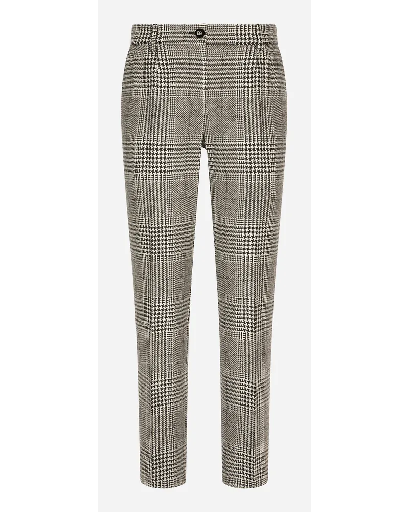 Dolce & Gabbana Pantalone - Donna Pantaloni E Shorts Multicolore Quadri-check-tartan