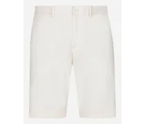 Bermuda In Cotone Stretch - Uomo Pantaloni E Shorts Beige