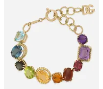 Bracelet With Multi-colored Gems - Donna Bracciali Oro Oro
