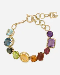 Dolce & Gabbana Bracelet With Multi-colored Gems - Donna Bracciali Oro Oro Oro