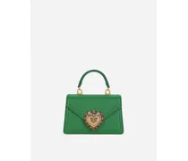 Dolce & Gabbana Top Handle Devotion Piccola - Donna Borse A Spalla E Tracolla Verde Pelle Verde