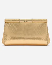 Dolce & Gabbana Borsa A Spalla Marlene Media - Donna Borse A Spalla E Tracolla Oro Oro