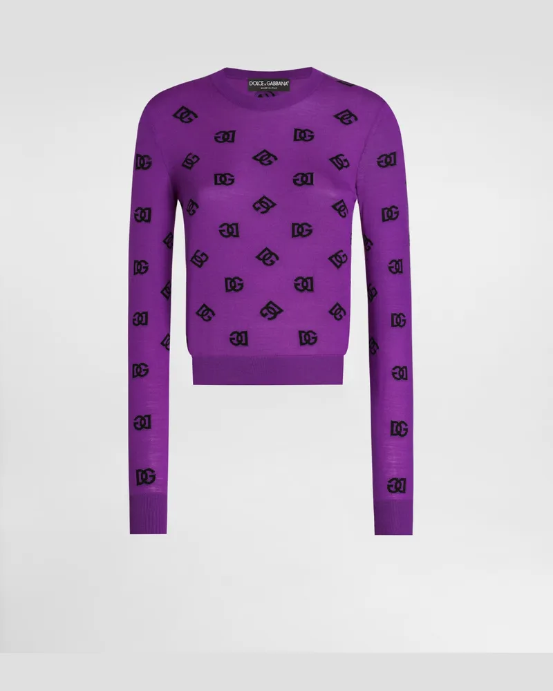 Dolce & Gabbana Pullover In Lana E Seta - Donna Maglioni E Cardigan Multicolore Multicolore