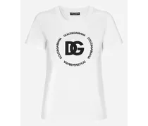 Tshirt Manica Corta - Donna T-shirts E Felpe Bianco Cotone