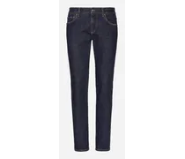 Jeans Skinny Denim Stretch Lavato - Uomo Denim Multicolore Denim
