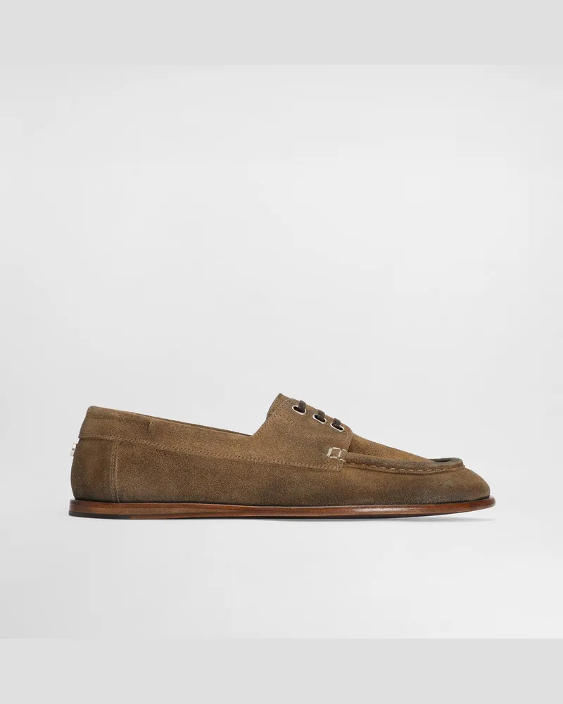 Dolce & Gabbana Derby In Crosta - Uomo Stringate Marrone Marrone