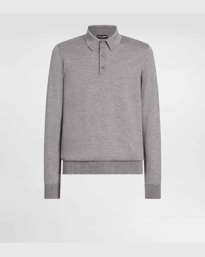 Dolce & Gabbana Polo In Cashmere - Uomo Maglieria 