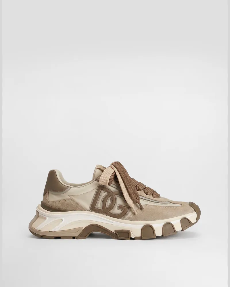 Dolce & Gabbana Sneaker Dg Country Road In Nylon E Pelle - Uomo Sneaker Multicolore Multicolore