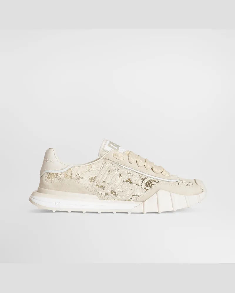 Dolce & Gabbana Sneaker Dg Athletic In Pizzo - Donna Sneaker Multicolore Multicolore