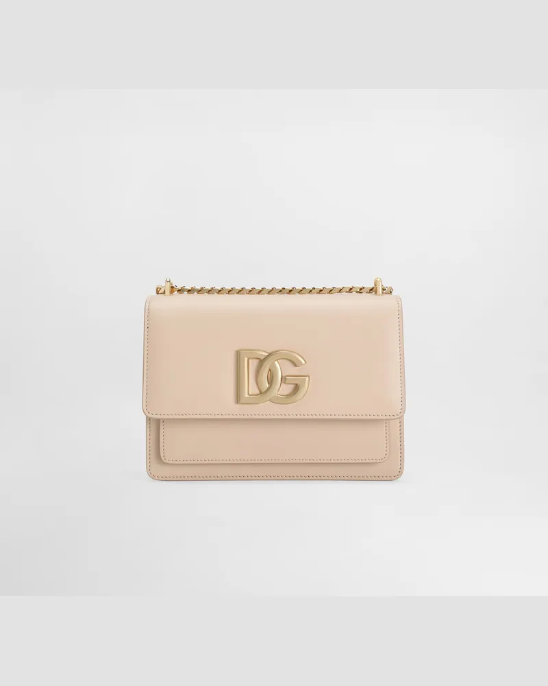 Dolce & Gabbana Borsa A Tracolla 3.5 - Donna Borse A Spalla E Tracolla Rosa Pelle Rosa
