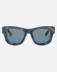 Dolce & Gabbana Domenico Deep Sunglasses - Icons Marrone E Blu Generic