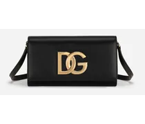 Dolce & Gabbana Clutch 3.5 In Pelle Di Vitello - Donna Borse A Spalla E Tracolla Nero Pelle Nero