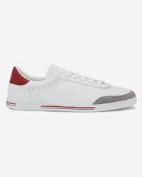 Dolce & Gabbana Sneaker Saint Tropez In Pelle Di Vitello - Uomo Sneaker Bianco Bianco